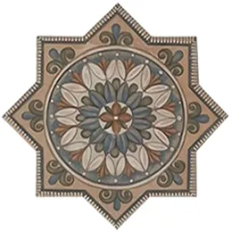 Umbria Deco Star A 7X7 Matte Porcelain tile 1