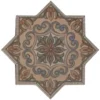 Umbria Deco Star C 7X7 Matte Porcelain Tile 0