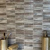 Vegas 4 0.9X3.9 Textured, Foiled Stone Mosaic 1