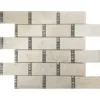 Alicante 1.9X3.8+0.3X0.3 Polished Marble Mosaic 1