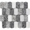 San Rocco 1.6X3.2” Honed Terrazzo Mosaic 0