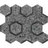 Canareggio 3 Honed Terrazzo, Black Limestone Mosaic 2