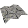 Danieli 10.9X12.6 Honed Terrazzo, Black Limestone Tile 3