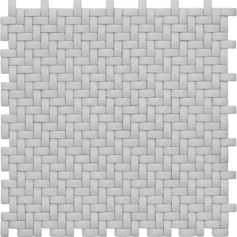 Glacage Tisse 0.45X0.9 Matte Recycled Glass Mosaic 0