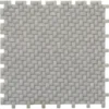 Truffle Tisse 0.45X0.9 Matte Recycled Glass Mosaic 1