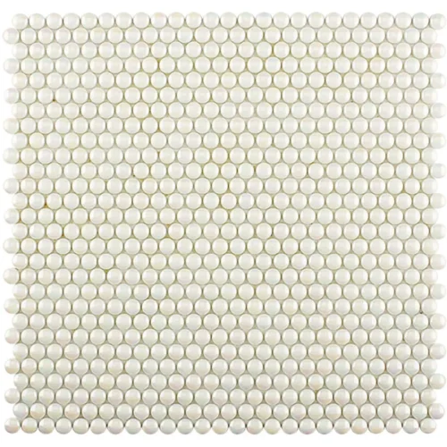 Cercle De Perle 0.5X0.5 Glossy Iridescent Recycled Glass Mosaic 0