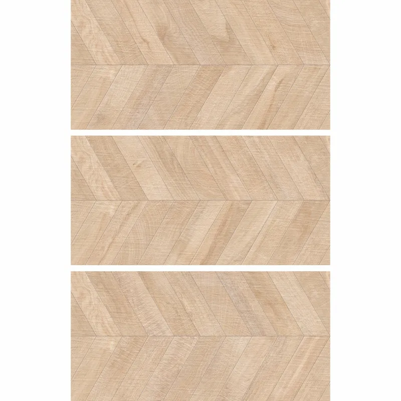 Zen Chevron Maple 24X48 23.7X47.25 Matte Colored Body Porcelain Tile 1