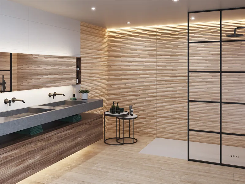 Zen Deco Oak 16X48 15.75X47.25 Matte Ceramic Tile 3