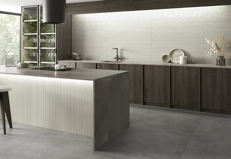 Zen Deco White 24X48 23.7X47.25 Matte Porcelain Tile 1