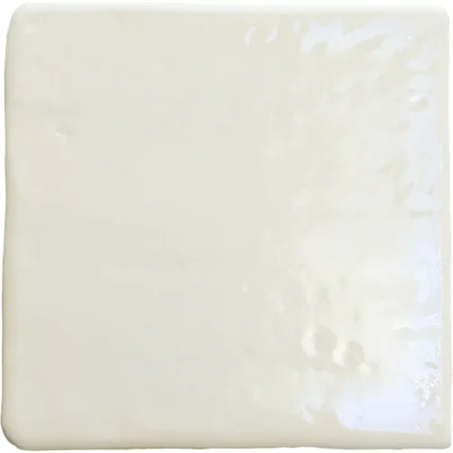 Abbey Stone S White 4.3X4.3 Square Gloss Porcelain Tile