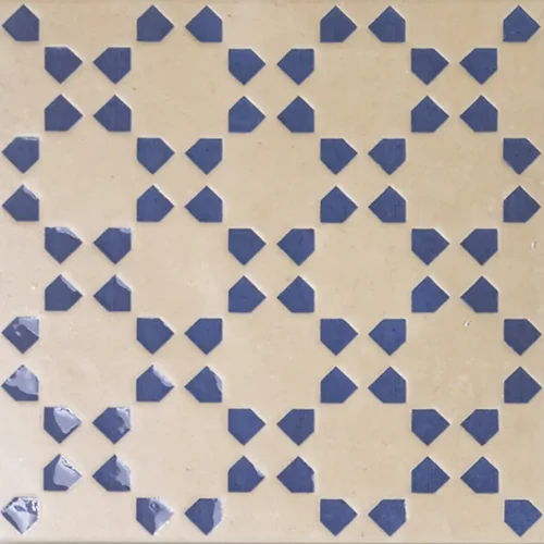 Bejmat Decor Biscuit Azur 6X6 Square Matt Porcelain Tile