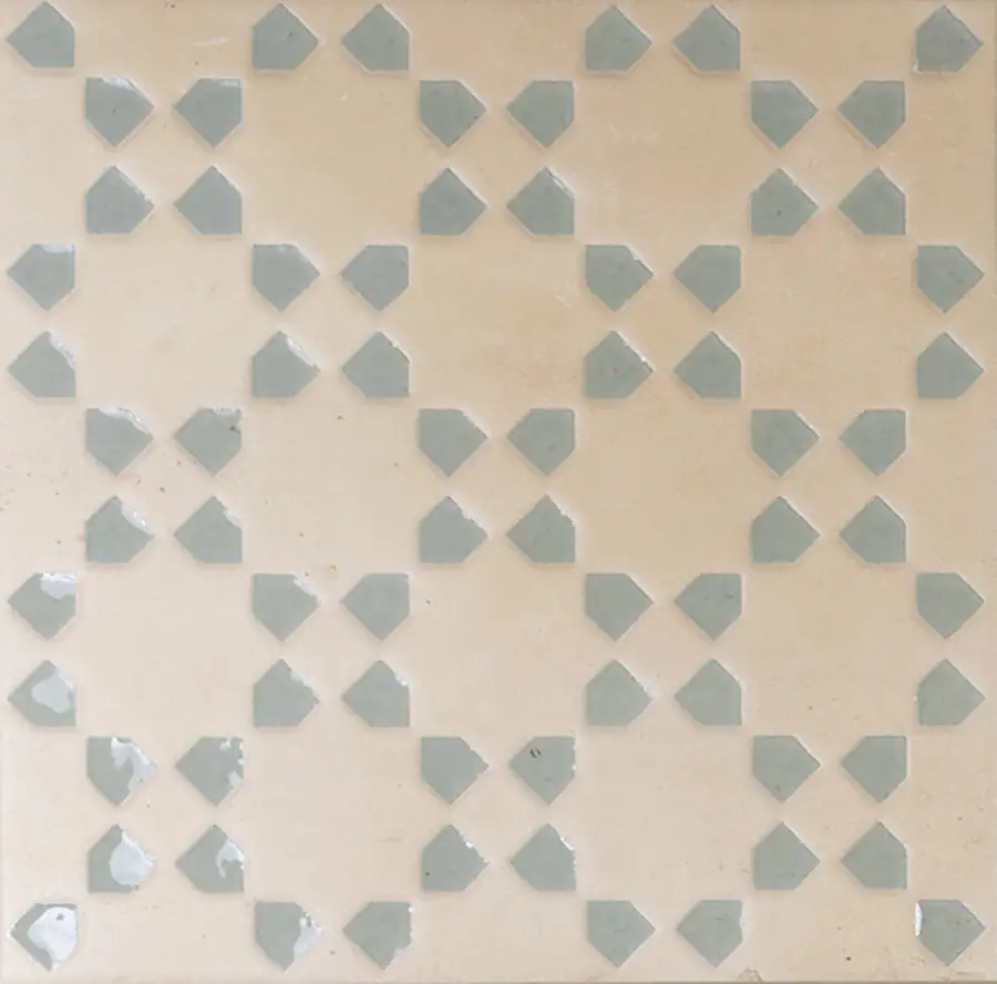 Bejmat Decor Biscuit Lake 6X6 Square Gloss Porcelain Tile