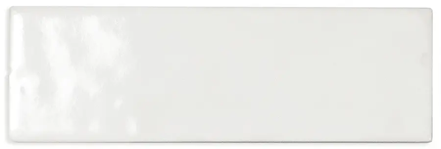 Bejmat White 2X6 Rectangle Gloss Porcelain Tile