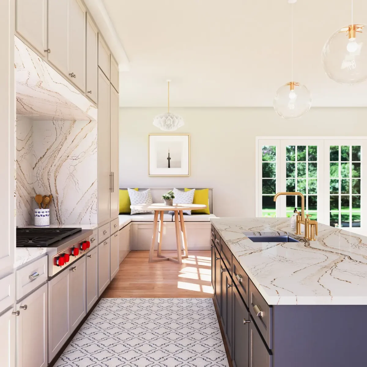 Clovelly 132x65 Matte Quartz Slab 4