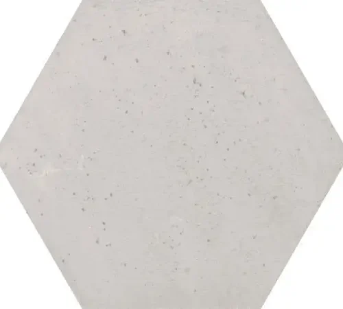 Concrete Hexagon Light Grey 8X9 Matt Porcelain Tile