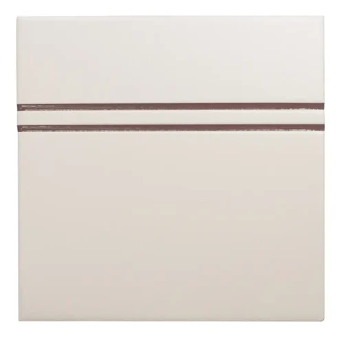 Dash Neutral Burgundy 6X6 Square Matt Porcelain Tile