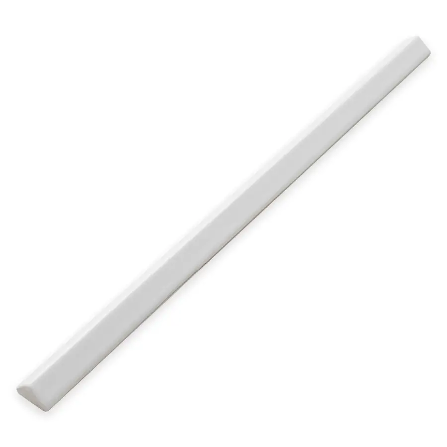 Duo Edge White 0.31X6 Rectangle Matt Porcelain Trim 0