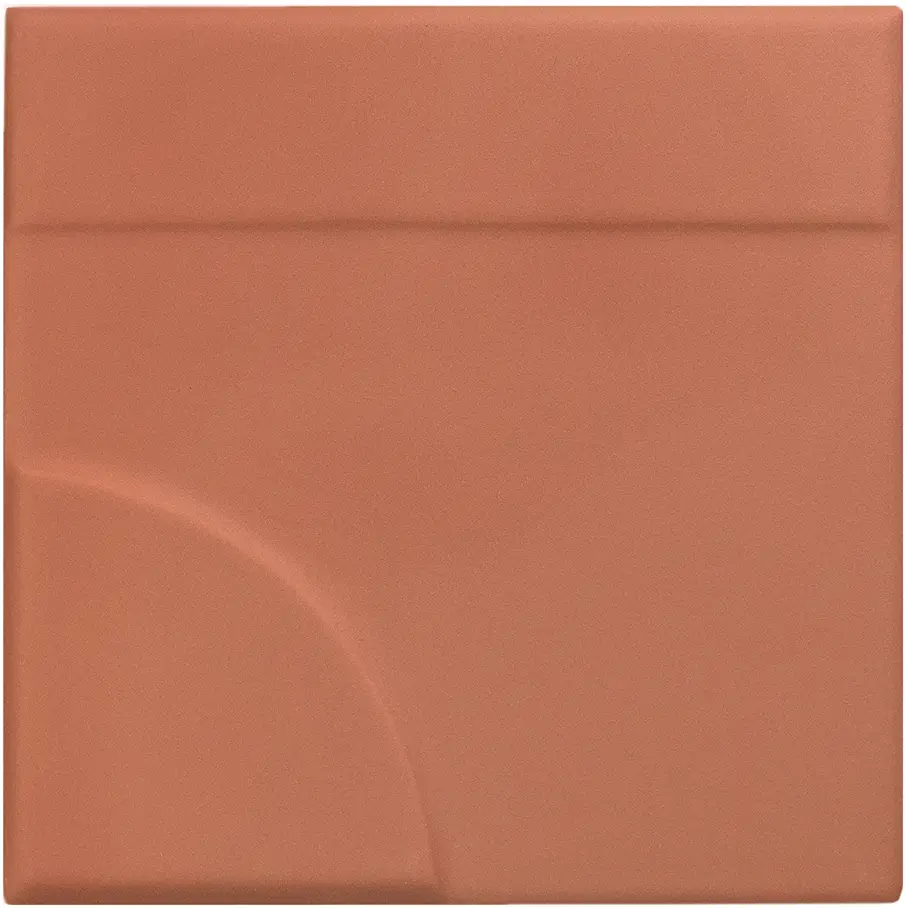 Edge Terracotta 0.33X6 Rectangle Matt Porcelain Trim 3