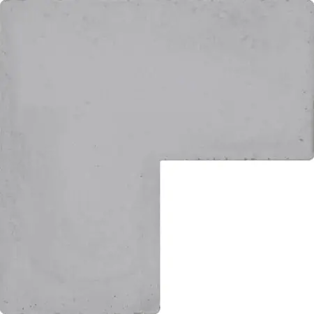 Elle Floor Concrete 7X7 Gray Square Matt Porcelain Tile 4