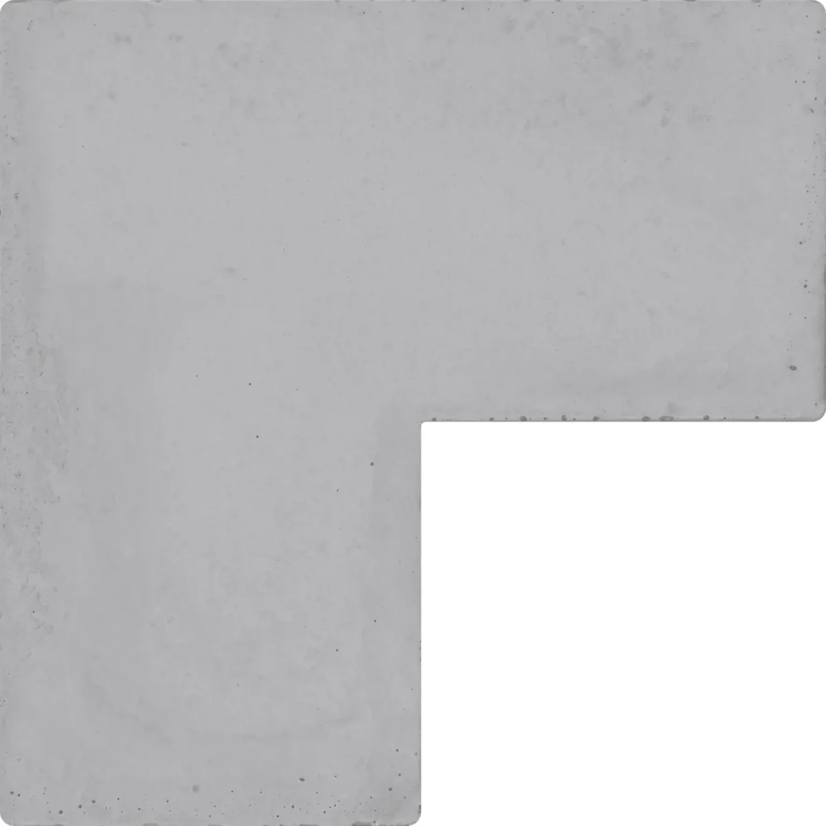 Elle Floor Concrete 7X7 Gray Square Matt Porcelain Tile 1