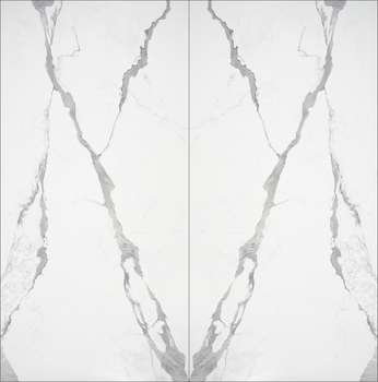 Statuario Antique 126x63 White Polished Quartz Slab 8