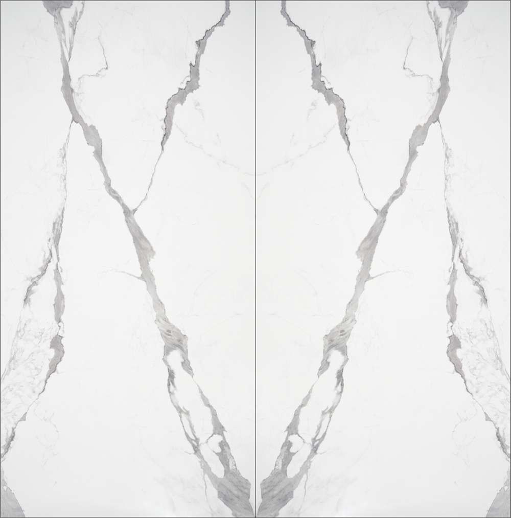 Statuario Antique 126x63 White Polished Quartz Slab 3