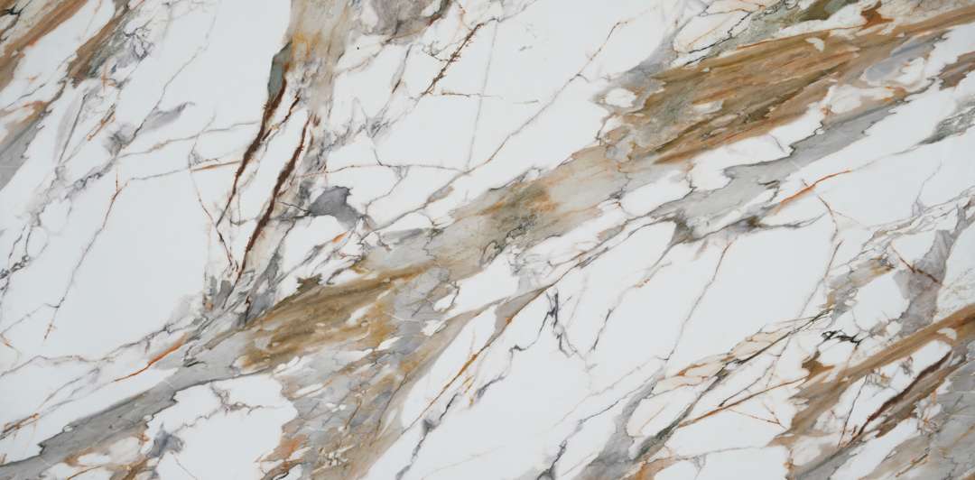 Macchia Vecchia 126x63 White Polished Quartz Slab 3