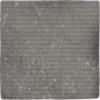 Gea Carved Charcoal 4.7X4.7 Square Matt Porcelain Tile 3