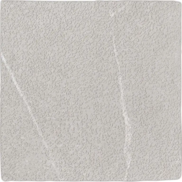 Gea Carved Grey 4.7X4.7 Square Matt Porcelain Tile 1