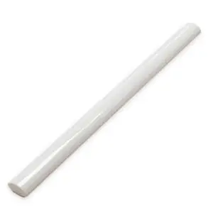 Grace Rounded Edge White 0.43X12 Rectangle Gloss Porcelain Trim 4