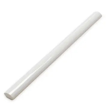 Grace Rounded Edge White 0.43X12 Rectangle Matt Porcelain Trim 3