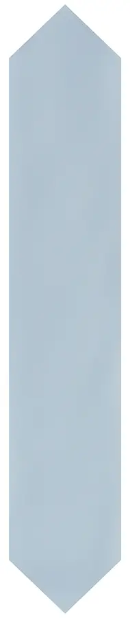 Gradient Crayon Blue 1.7X9.5 Rectangle Matt Porcelain Tile