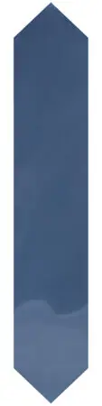 Gradient Crayon Indigo 1.7X9.5 Rectangle Gloss Porcelain Tile