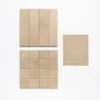 Grid M Clay 6X6 Square Matt Porcelain Tile 3