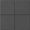 Grid M Deep Blue 6X6 Square Matt Porcelain Tile 2