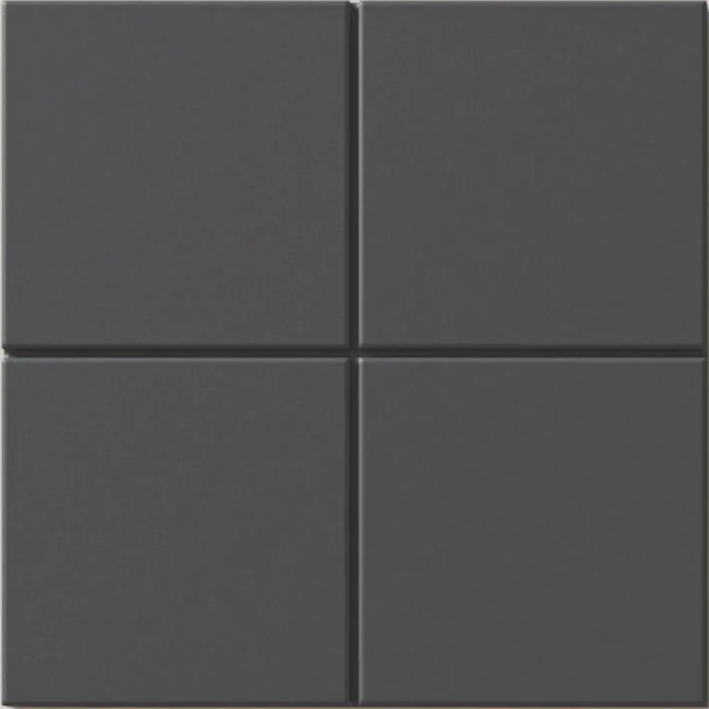 Grid M Deep Blue 6X6 Square Matt Porcelain Tile 2