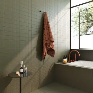 Grid M Moss 6X6 Square Matt Porcelain Tile 4