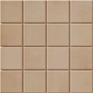 Grid S Clay 6X6 Square Matt Porcelain Tile 8