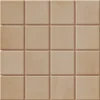 Grid S Clay 6X6 Square Matt Porcelain Tile 2