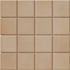 Grid S Clay 6X6 Square Matt Porcelain Tile 4