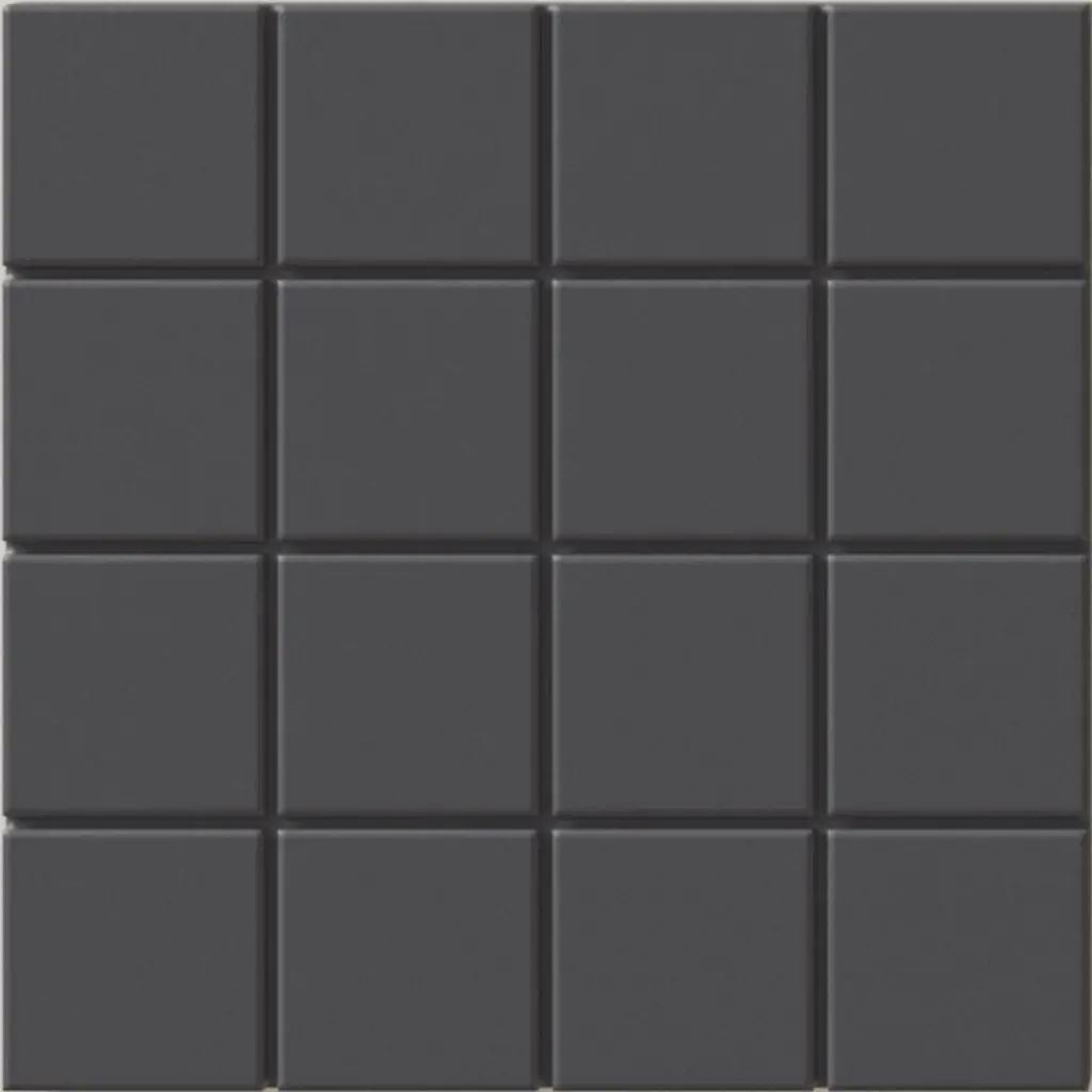 Grid S Deep Blue 6x6 Square Matt Porcelain Tile 2