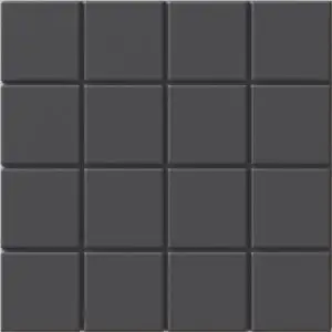 Grid S Deep Blue 6x6 Square Matt Porcelain Tile 6