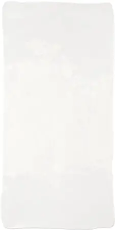 Handmade White 3X12 Rectangle Gloss Porcelain Tile 0