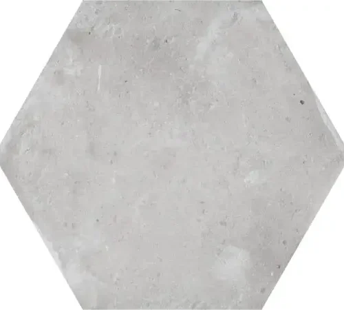 Hexa Cottage Grey 5.5X6.3 Hexagon Matt Porcelain Tile