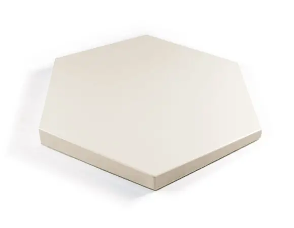 Hexa Floor Ice White 8X9 Hexagon Matt Porcelain Tile 3