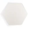 Hexa Floor Ice White 8X9 Hexagon Matt Porcelain Tile 2