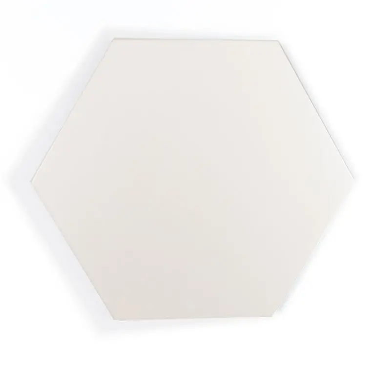 Hexa Floor Ice White 8X9 Hexagon Matt Porcelain Tile 2