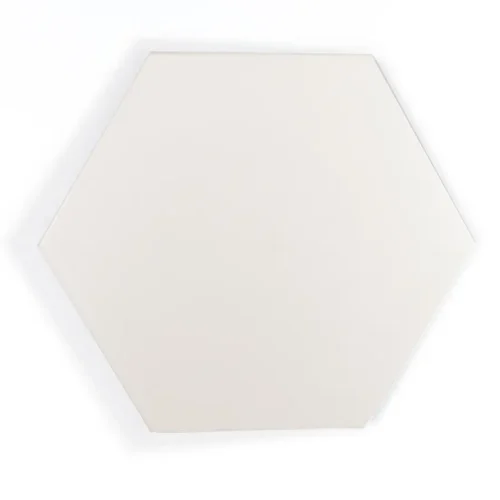 Hexa Floor Ice White 8X9 Hexagon Matt Porcelain Tile 0