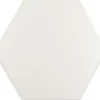 Hexa Floor Ice White 8X9 Hexagon Matt Porcelain Tile 4