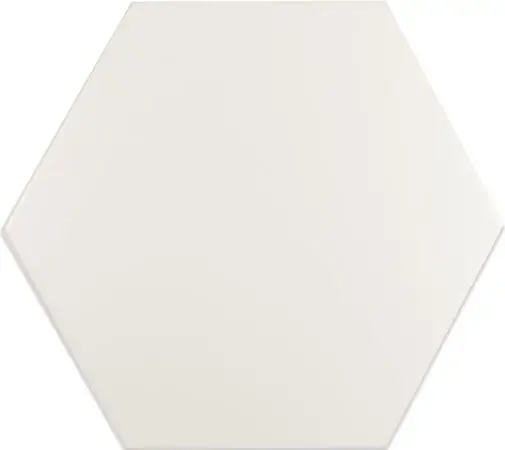 Hexa Floor Ice White 8X9 Hexagon Matt Porcelain Tile 4